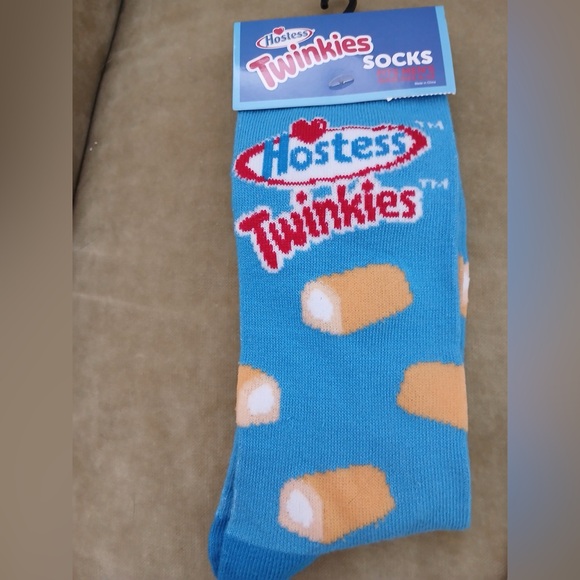 Blue Hostess Twinkies Socks - Picture 1 of 1
